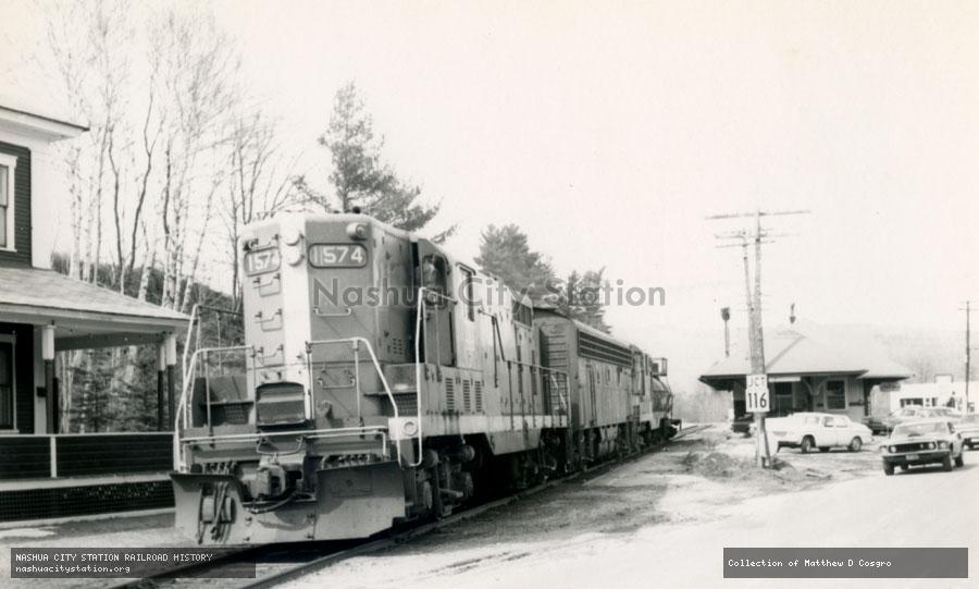 Postcard: Boston & Maine Railroad #1574 at Whitefield